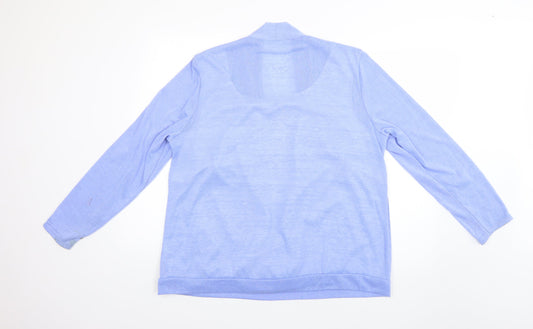 Preworn Womens Purple Pullover Jumper Size 20