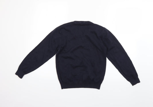 George Boys Blue Pullover Jumper Size 8-9 Years