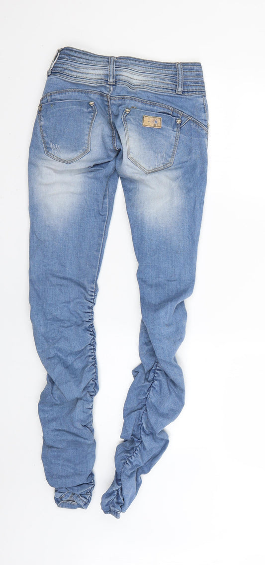 kangxyijia Womens Blue   Skinny Jeans Size 25 L29 in