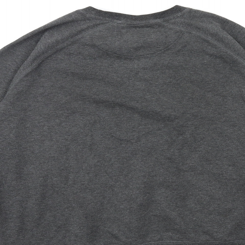Cedar Wood State Mens Grey Pullover Sweatshirt Size L