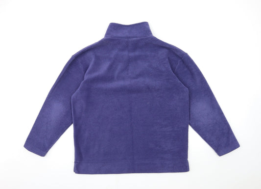 Modern classics Womens Purple Fleece Jacket Size 14