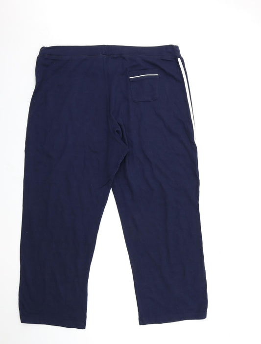 Resume Womens Blue Striped Trousers Size 28 L29 in