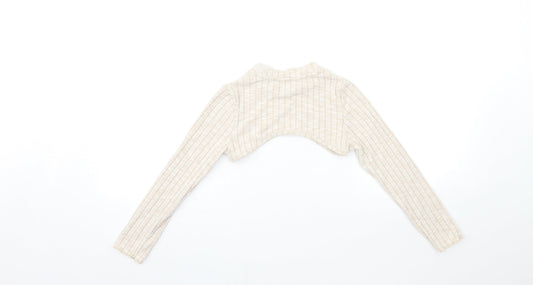 Primark Girls Beige Basic T-Shirt Size 7-8 Years