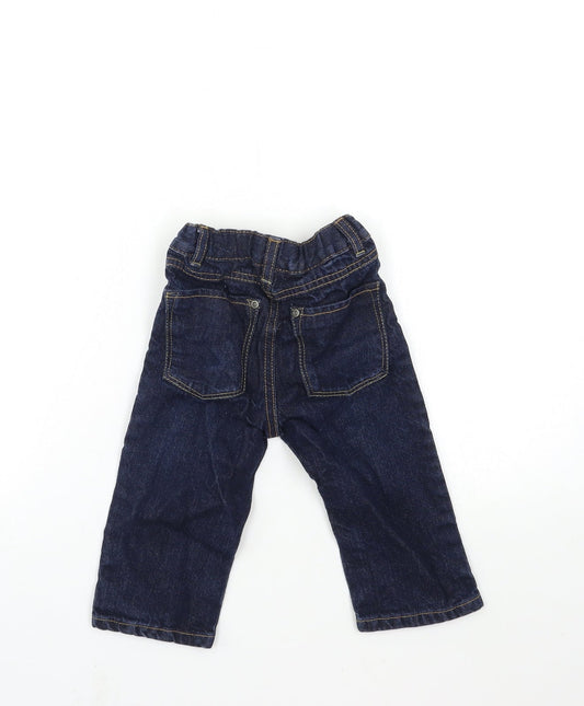TU Baby Blue Denim Cargo Jeans Size 9-12 Months