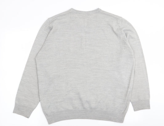 store twenty one Mens Grey Pullover Jumper Size L