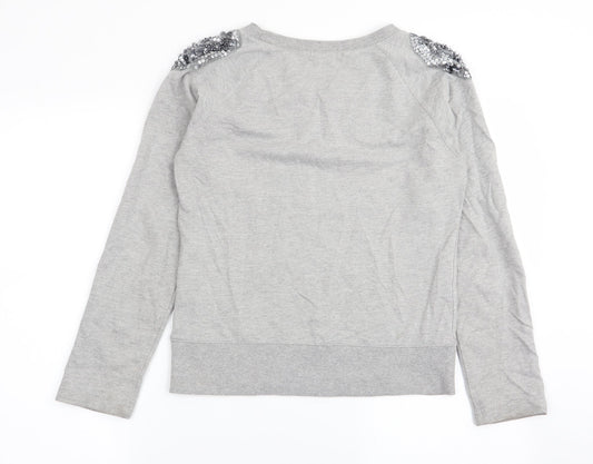 saint tropez Womens Grey Pullover Jumper Size S