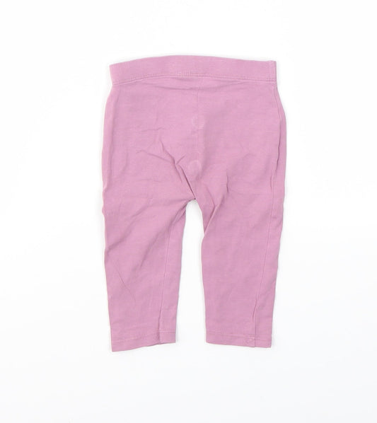 George Girls Pink Capri Leggings Size 3-6 Months
