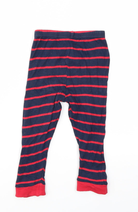 Primark Boys Multicoloured Striped Jogger Trousers Size 2 Years