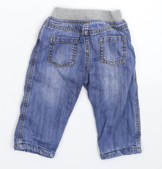 Merc Baby Blue Denim Capri Jeans Size 9 Months