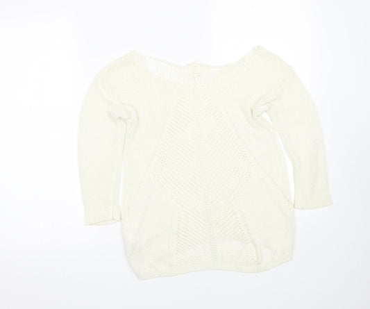NEXT Womens Beige Pullover Jumper Size 6