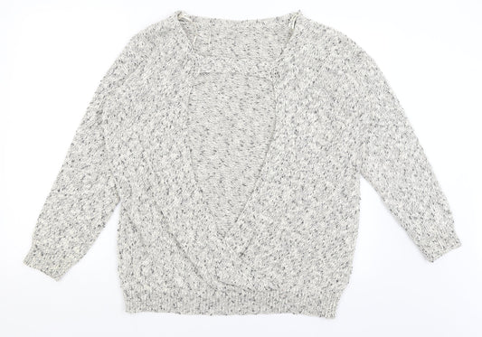 Miss Selfridge Womens Ivory Pullover Jumper Size 16