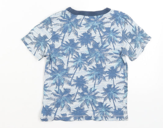 H&M Boys Blue Basic T-Shirt Size 3-4 Years - Blue Cove