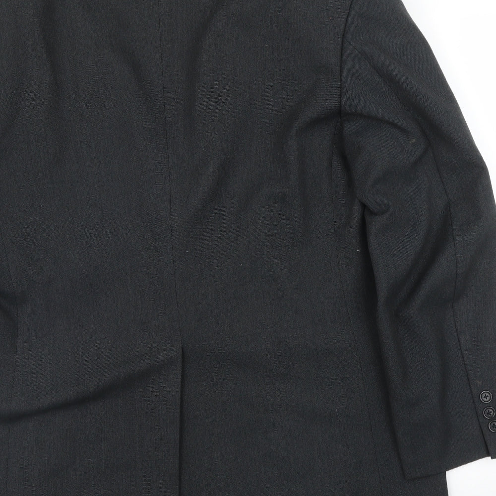 Preworn Mens Grey Jacket Suit Jacket Size 42