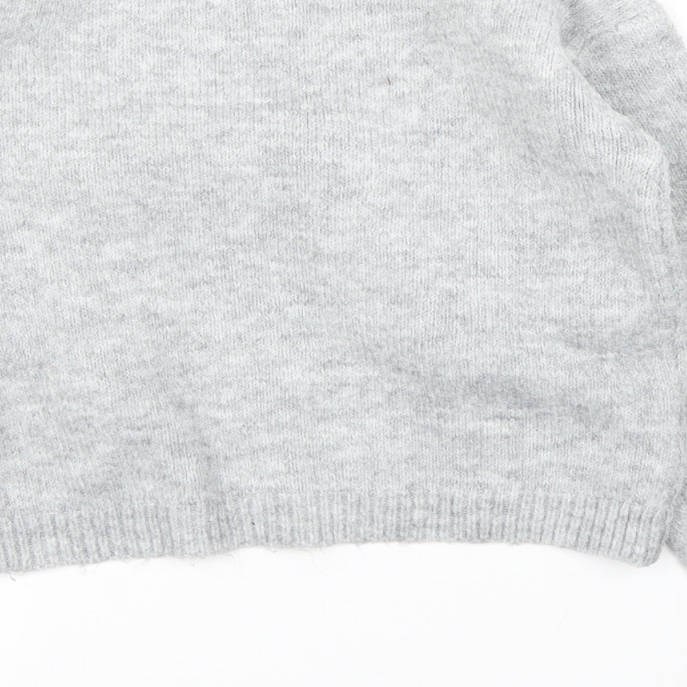 Evie Girls Grey Pullover Jumper Size 11 Years