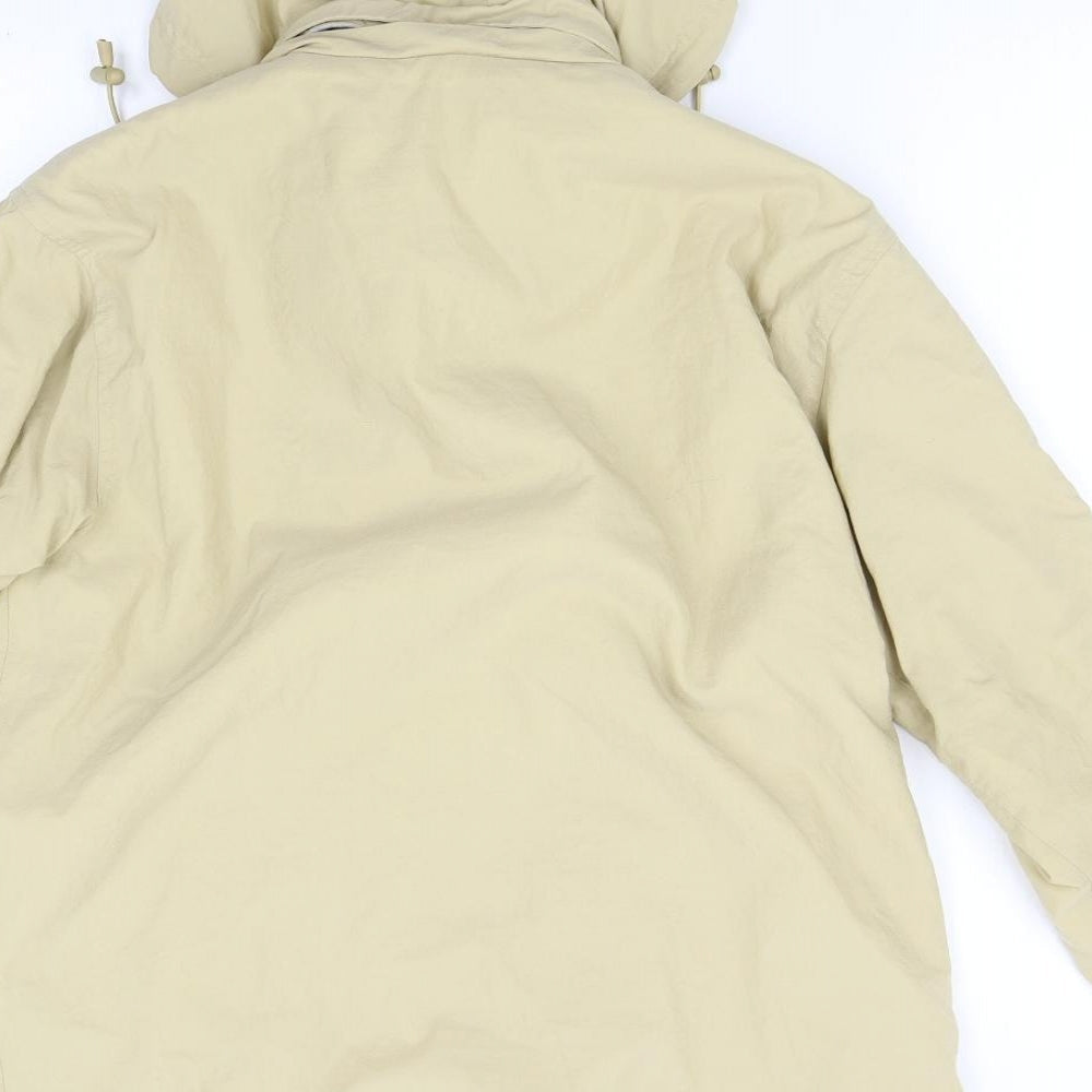 M&S Womens Beige Overcoat Coat Size 8