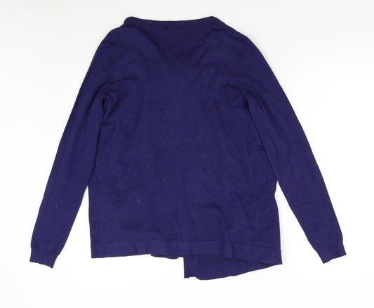 Cortefiel Womens Blue Knit Pullover Jumper Size S