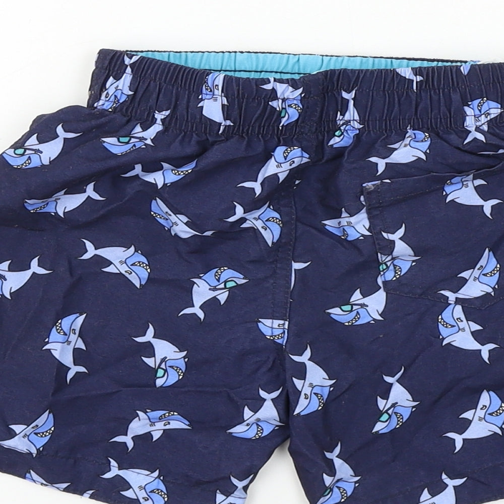 Primark Boys Blue Bermuda Shorts Size 3-4 Years
