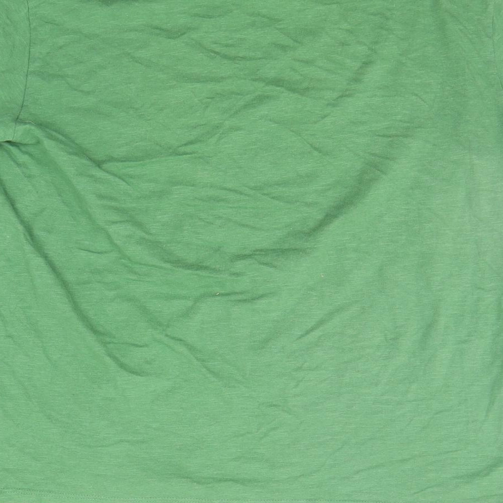 Zara Boys Green Basic T-Shirt Size 13-14 Years