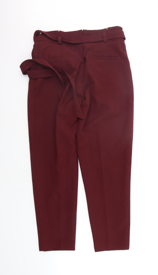 New Look Womens Purple Trousers Size 6 L23 in