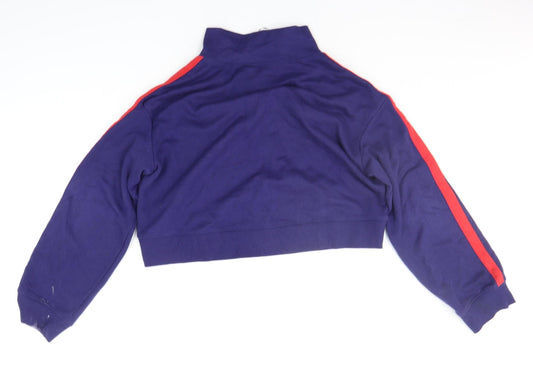 Divided Womens Blue Pullover Jumper Size S