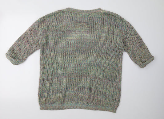 Topshop Womens Multicoloured Pullover Sweatshirt Size 10