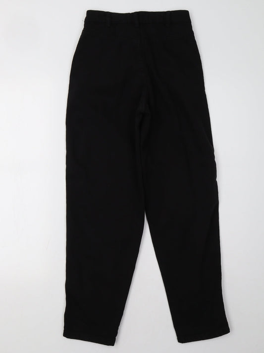 Bershka Womens Black Mom Jeans Size 6 L29 in