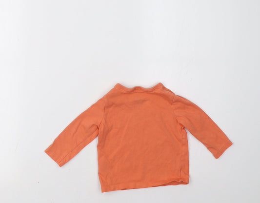 fred & fo Boys Orange Basic Casual Size 36 Months
