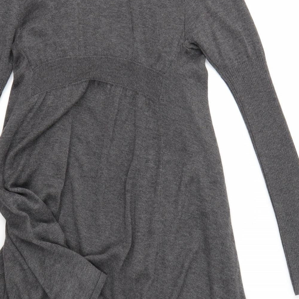 M&S Womens Grey Cardigan Jumper Size S