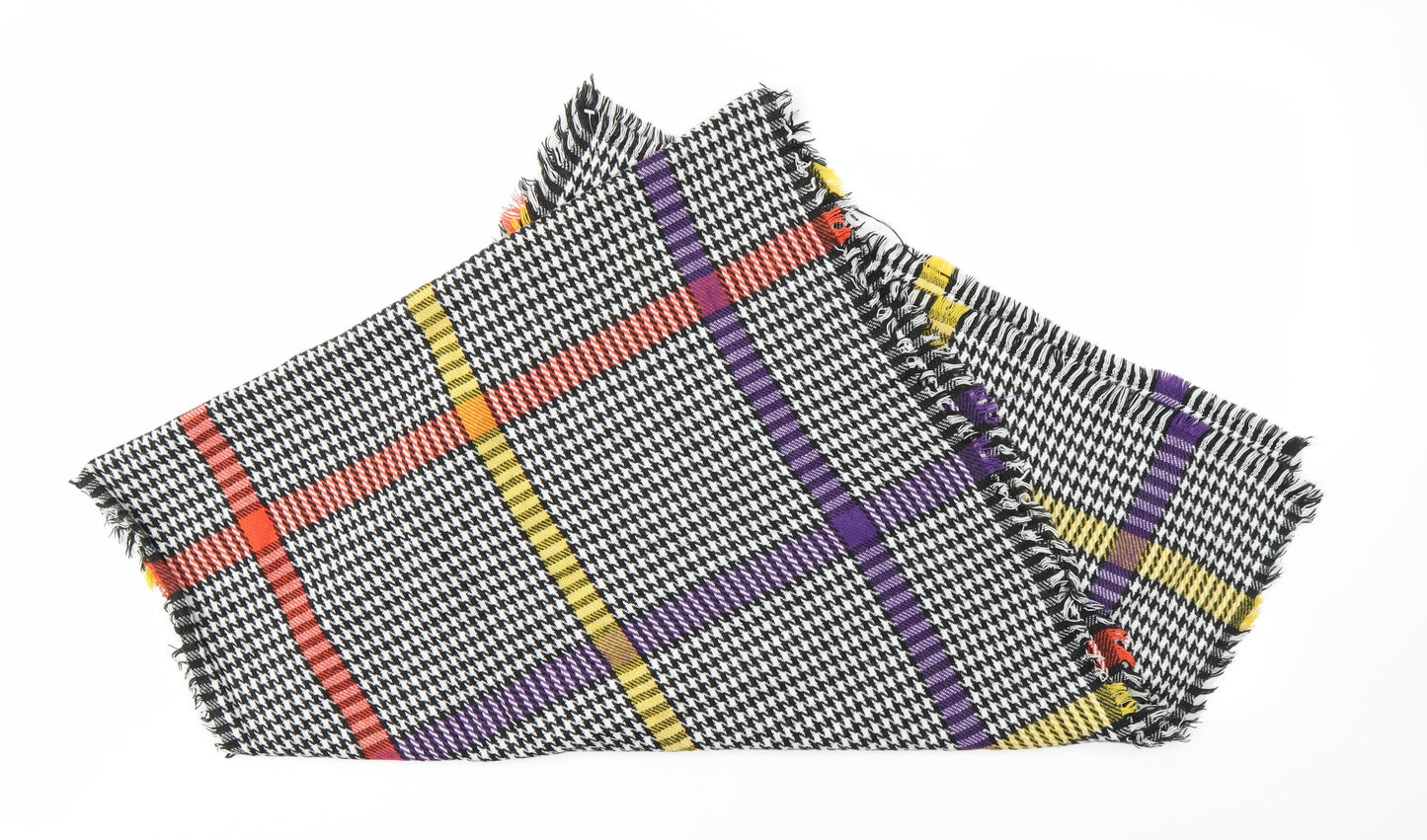 Preworn Unisex Multicoloured Check Scarf