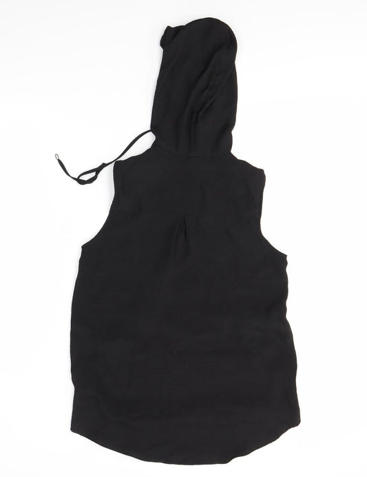 NEXT Womens Black Basic Blouse Size 10