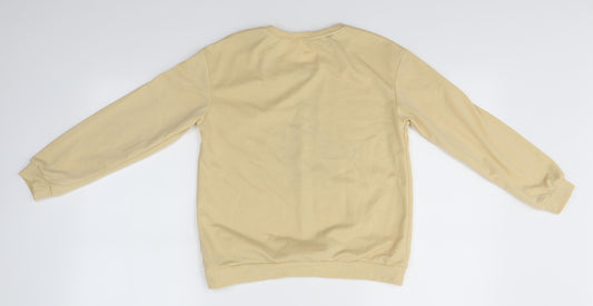 SheIn Girls Yellow Pullover Jumper Size 12-13 Years