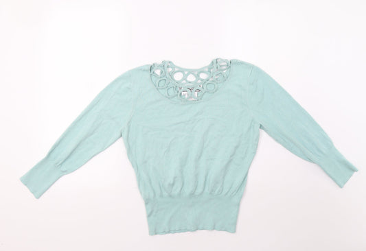Carlisle Womens Green Pullover Jumper Size L