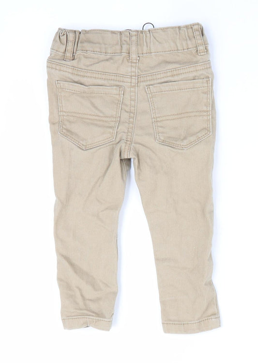 Denim Co Boys Beige Jogger Jeans Size 9-12 Months