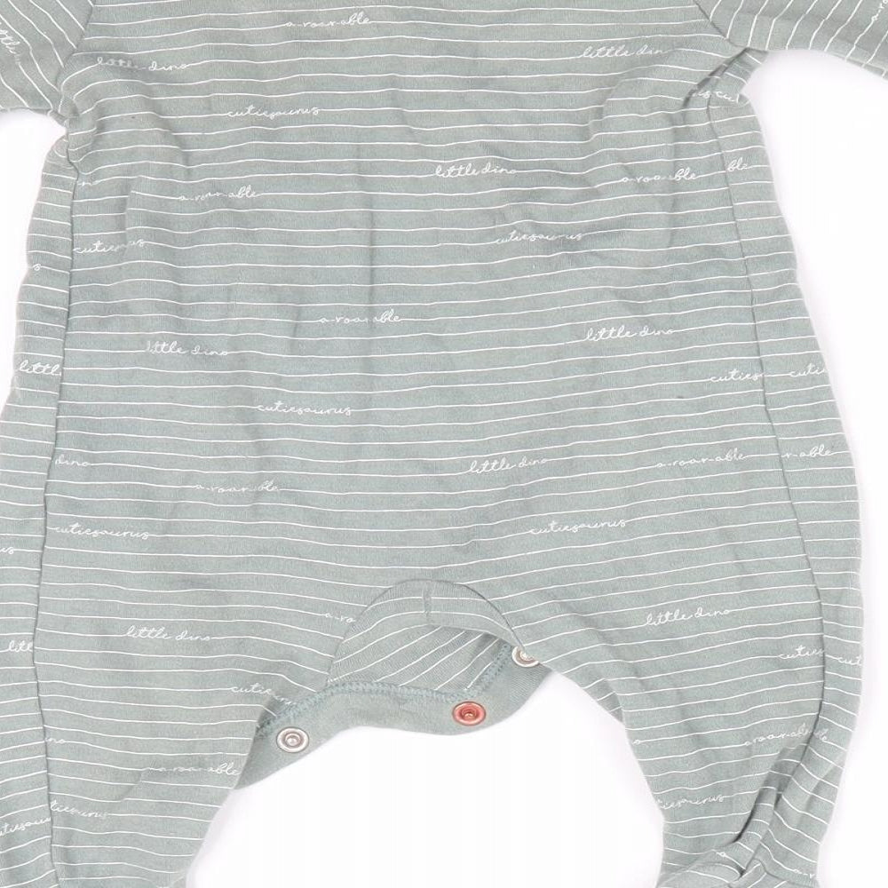 George Boys Green Babygrow One-Piece Size 0-3 Months