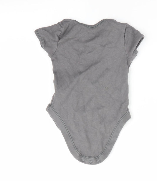 George Boys Grey Romper One-Piece Size 9-12 Months