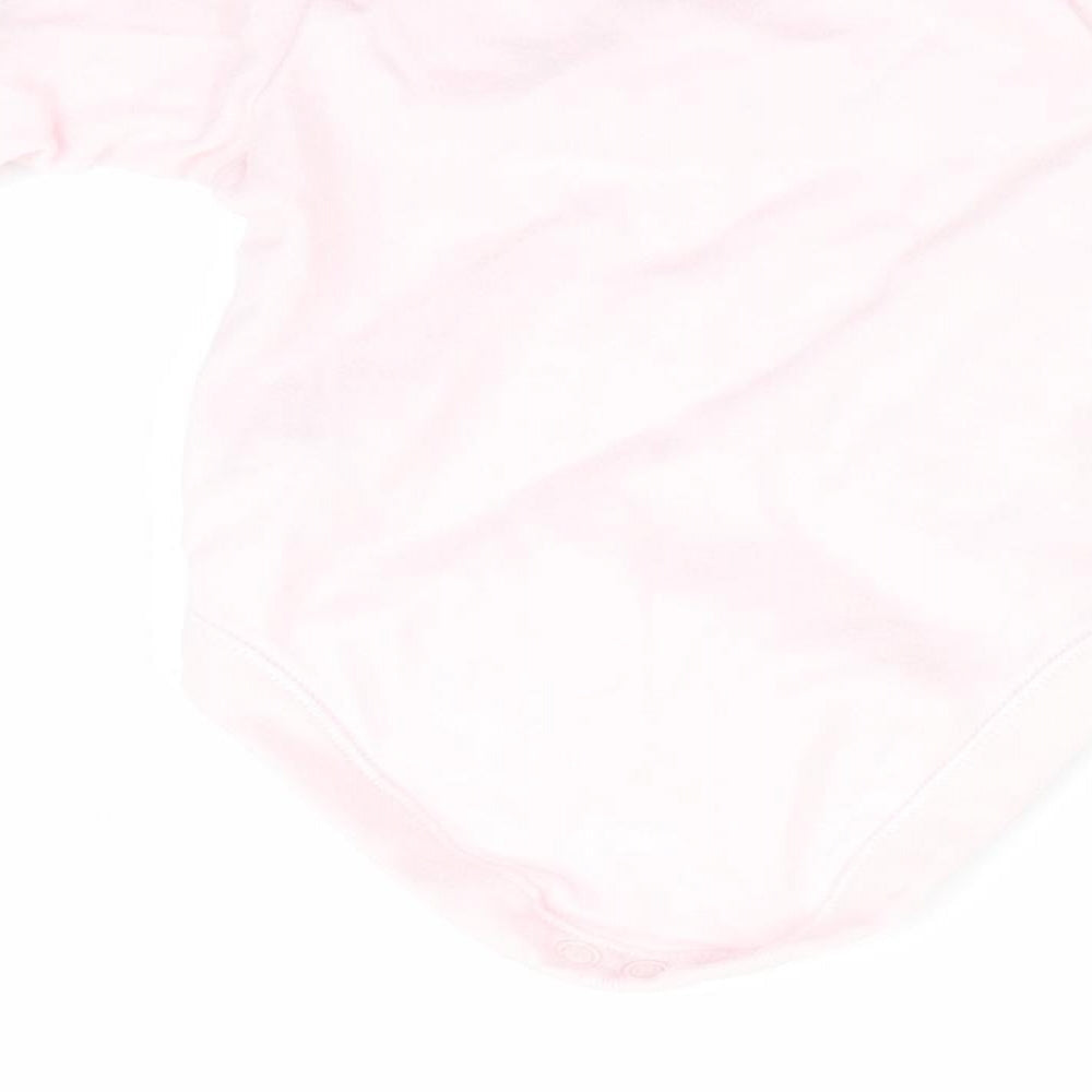 Florence and Fred Girls Pink Animal Print Romper One-Piece Size 0-3 Months - Bee Happy