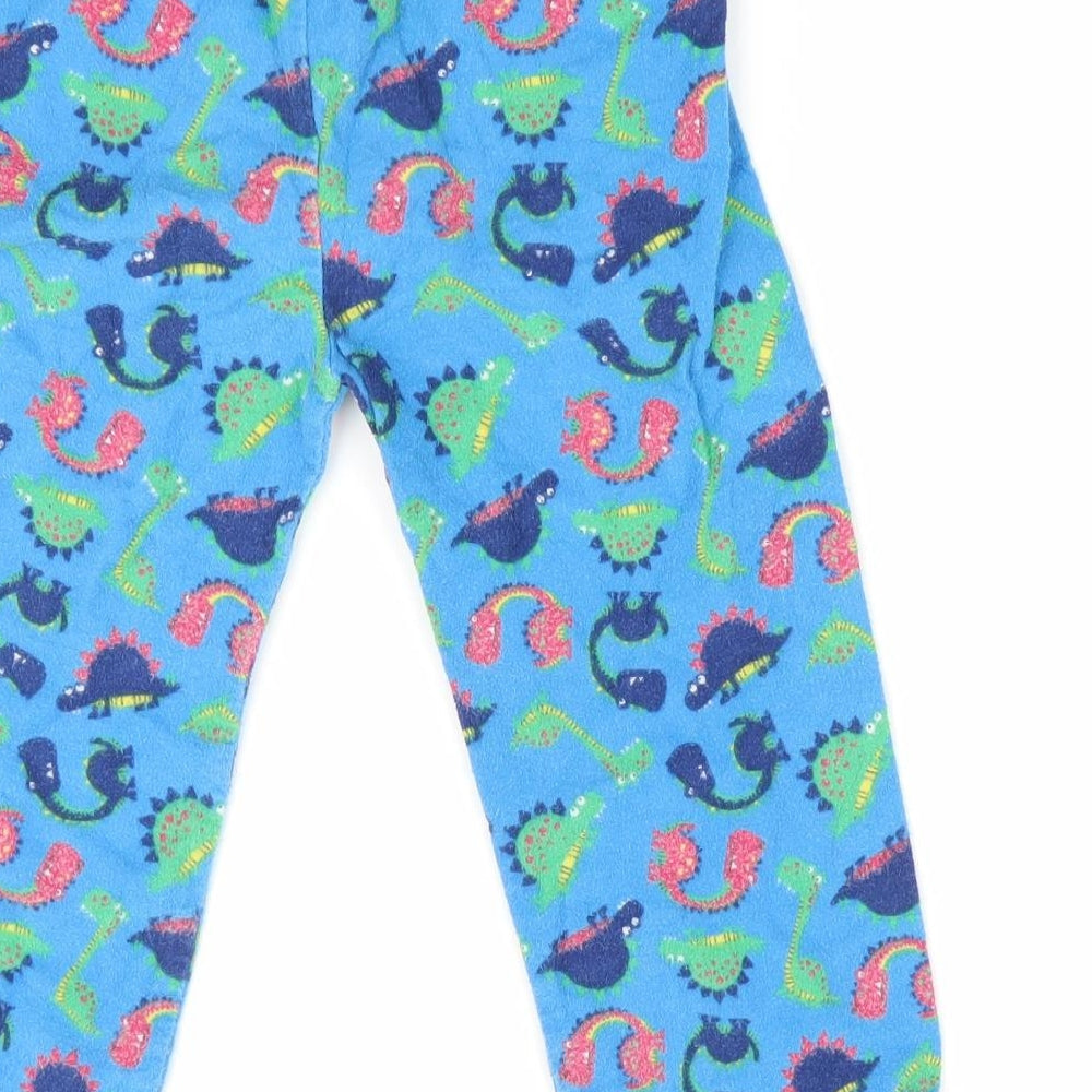 Rebel by Primark Boys Blue Animal Print Pyjama Pants Size 2-3 Years - Dinasour Print