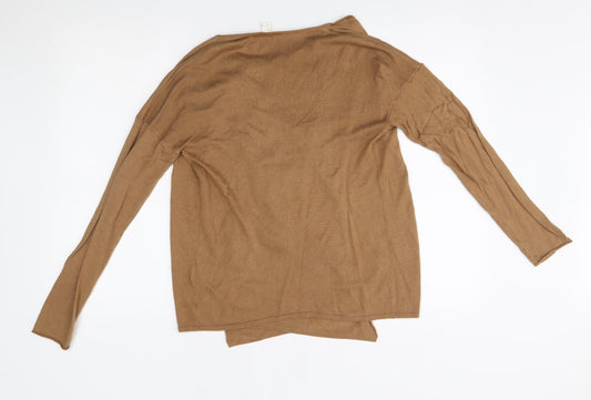 H&M Womens Brown Cardigan Jumper Size XS