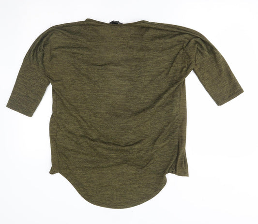 New Look Womens Green Pullover Jumper Size M
