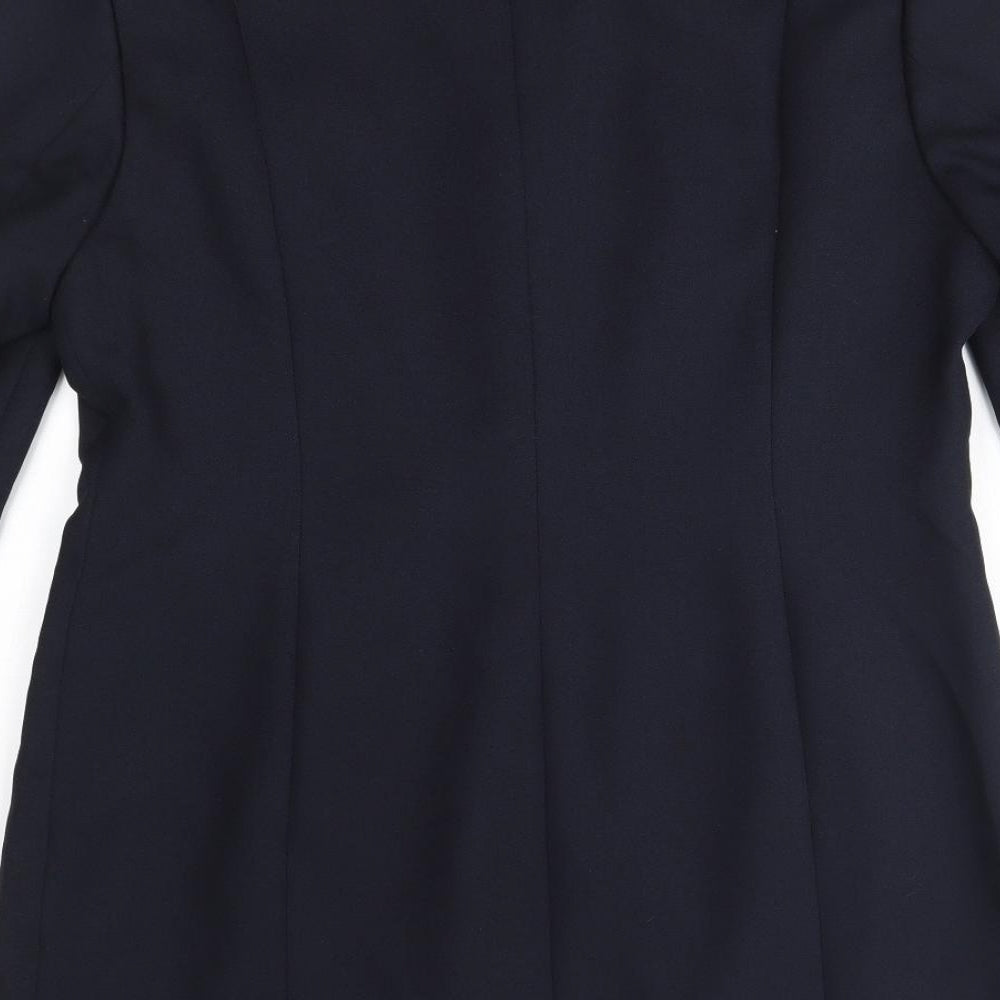 modern classics Womens Blue Overcoat Blazer Size 14