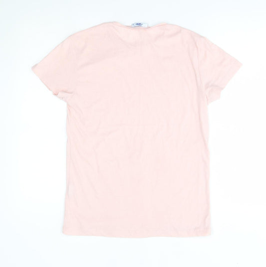 jetty Womens Pink Basic T-Shirt Size S