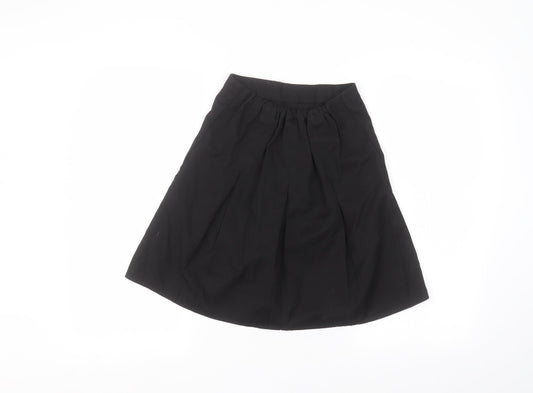 George Girls Black A-Line Skirt Size 9-10 Years