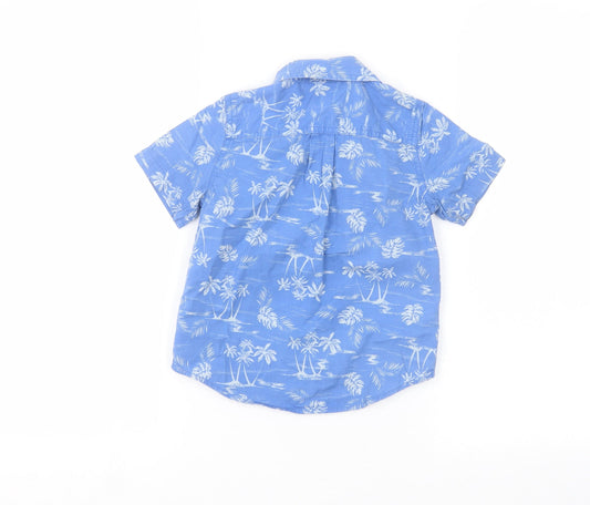 Gap Baby Blue Basic Button-Up Size 24 Months