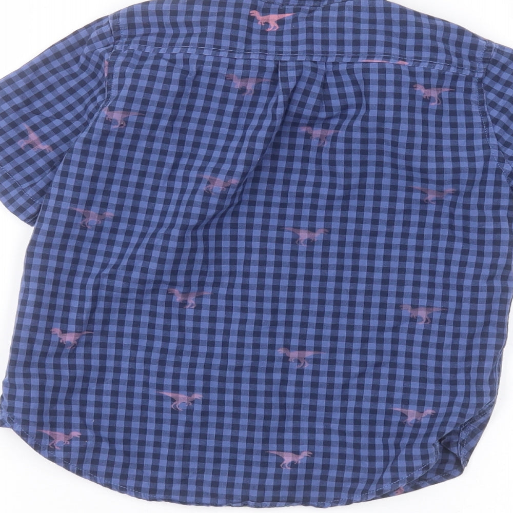 Gap Boys Blue Basic Button-Up Size 4 Years