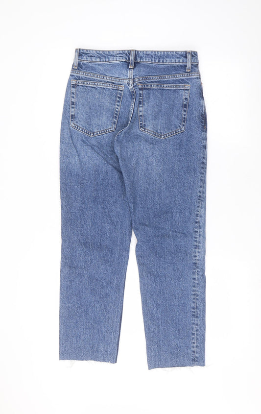 Topshop Womens Blue Straight Jeans Size 26 in L32 in