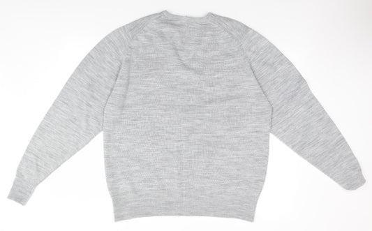 Courtelle Mens Grey Pullover Jumper - Project Oasis