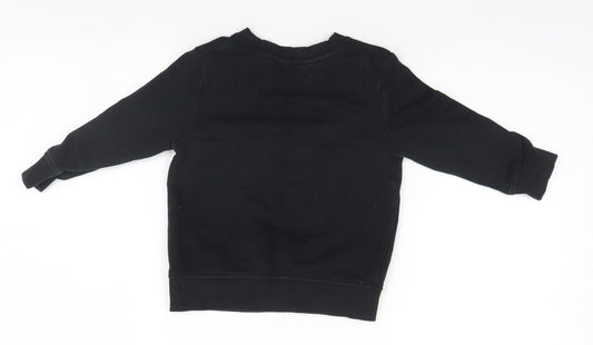 George Boys Black Pullover Jumper Size 2-3 Years - Super Duper Dude