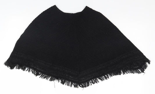 Rare Womens Black Basic Blouse One Size