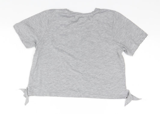 Primark Girls Grey Basic T-Shirt Size 10-11 Years - Paris is Always a Good Idea