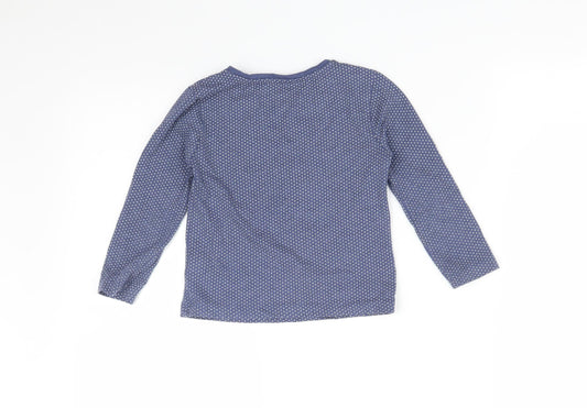 Very Girls Blue Polka Dot Basic T-Shirt Size 2-3 Years